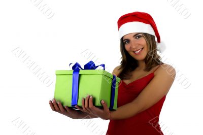 Santa Girl with gifts