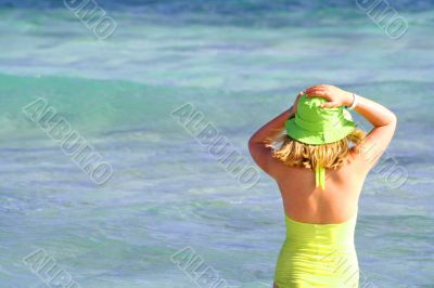 girl on the beach