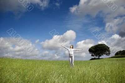 Woman relaxing