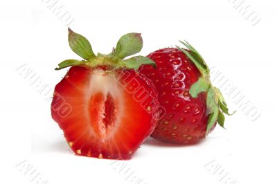 Ripe strawberries