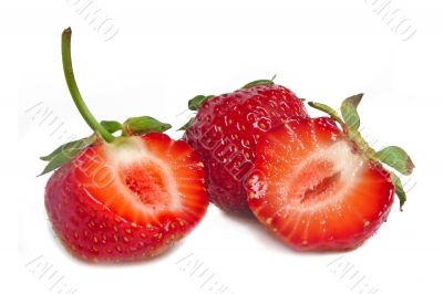 Ripe strawberries