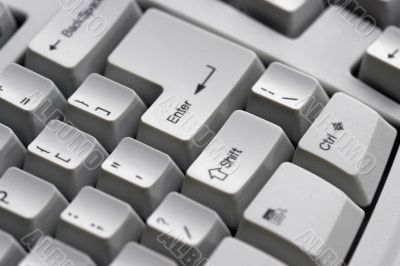  Computer keyboard - close-up