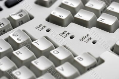  Computer keyboard - close-up