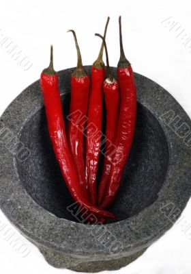 hot red chillies