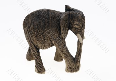 Wooden carving elephant