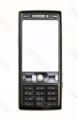 Mobile phone isolated on white