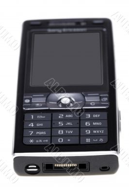 Mobile phone isolated on white