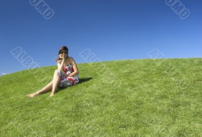 Woman relaxing