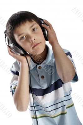 boy with headphone