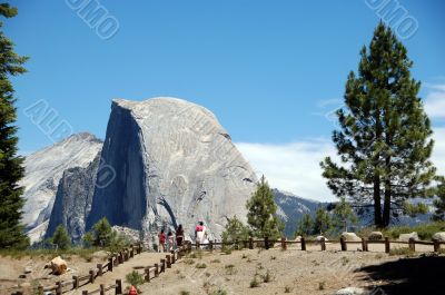 Half Dome at Glacier Point Yosemite