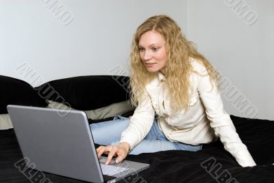 Woman with Laptop