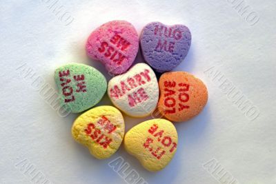 Love Heart Candy Flower