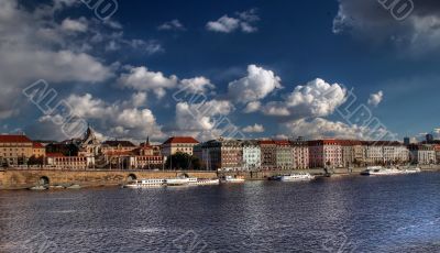 Prague embankment