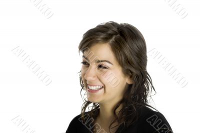 Young woman smiling