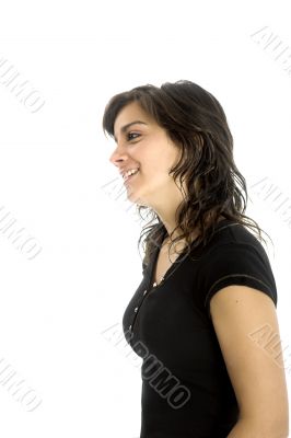 Young woman smiling