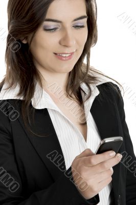 Businesswoman making a phone call