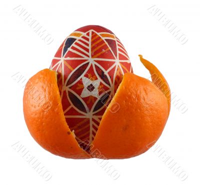 orange like Easter egg