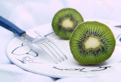 Kiwis On A Plate