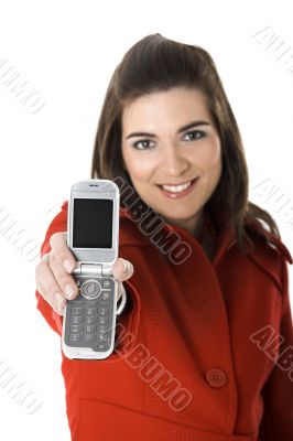 Cellphone woman