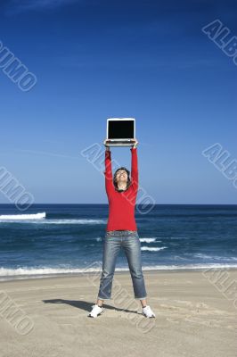 Woman with a Laptop