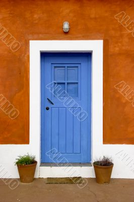 Blue door