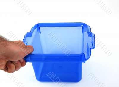 blue bin