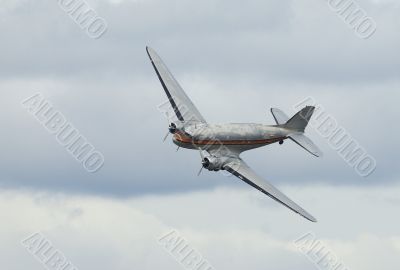 Old plane Douglas DC-3 C-47 Dakota