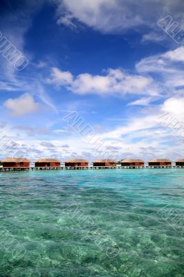 Bungalows on Maldives