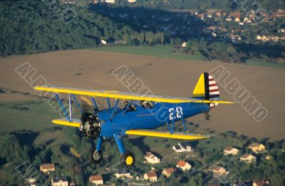 Biplane Boeing PT-17 Kaydet / Stearman model 75