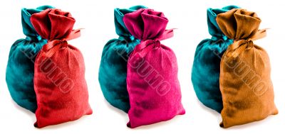 Beautiful multi-coloured sacks