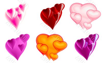 Beautiful hearts