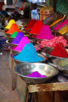 Color powder for Holi Festival