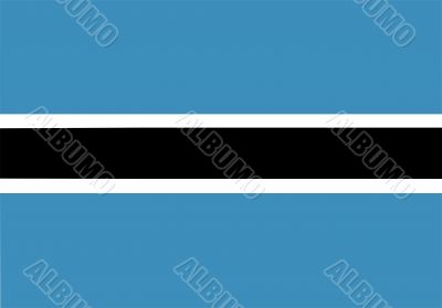 botswana Flag