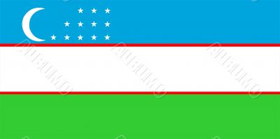 Flag Of Uzbekistan