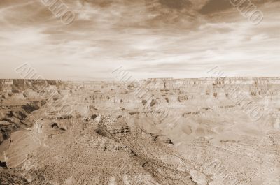 Grand Canyon sepia