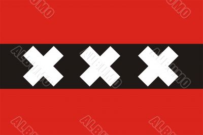 Flag Of Amsterdam