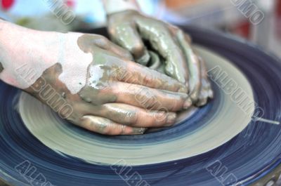 hands of a potter