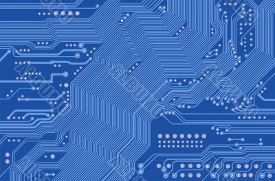 printed circuit - vector