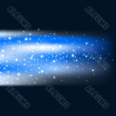 abstract background with stars