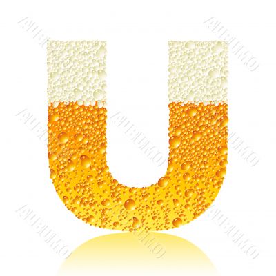 alphabet beer U