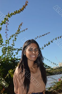 Pretty lady at South Bank