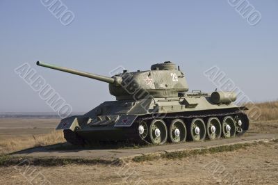 Temryuk. Tank T-34