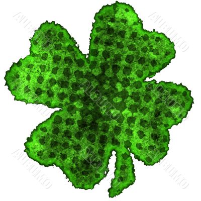 Shamrock burnt parchment