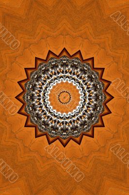 Wooden abstract decoration