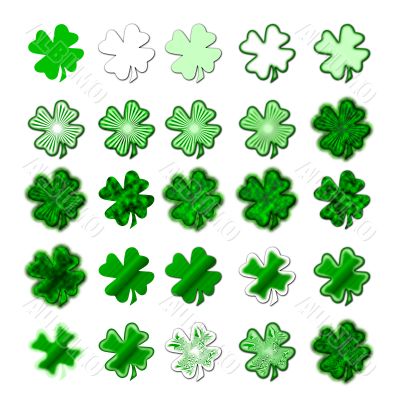 Saint Patrick`s shamrock