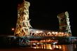 Houghton-Hancock Bridge at Night