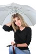 Beauty blonde girl with an umbrella