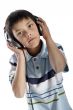 boy with headphone