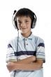 boy with headphone