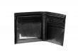  empty black leather wallet